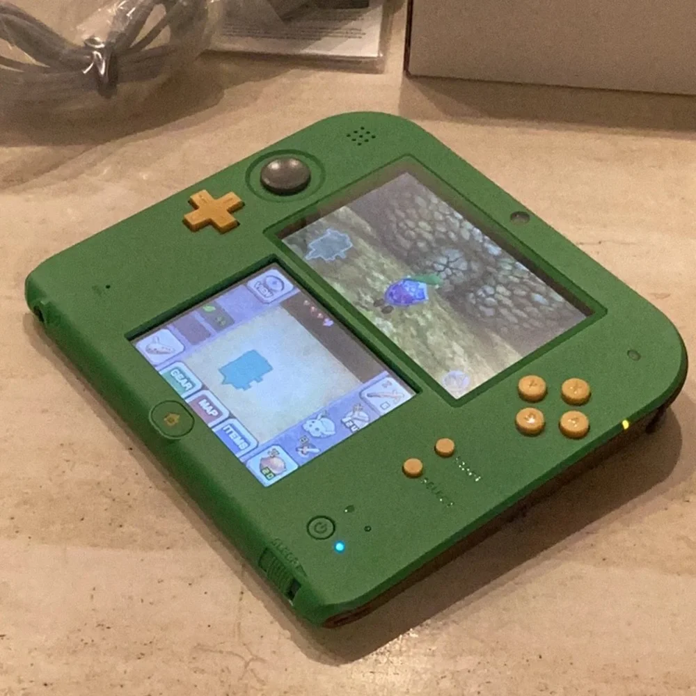 Zelda Nintendo 2DS Console Refurbished Link Edition Legend Of Zelda Ocarina Time